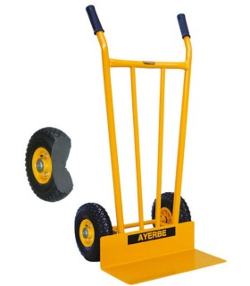 CARRO PAQUETERIA 350KG PLAT.FIJA R. IMPINCHABLE