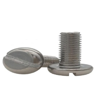 M4X6 TORNILLO ALOMADO RANURADO DIN 85 INOX A2