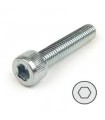 M8X60 TORNILLO ALLEN DIN 912 8.8 ZINCADO  TODO ROSCA