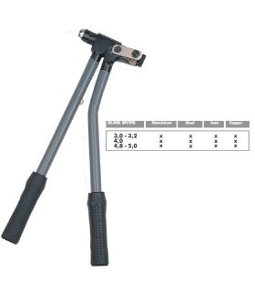 REMACHADORA CODO REFORZADA L 440MM HASTA Ø6mm (5mm acero)