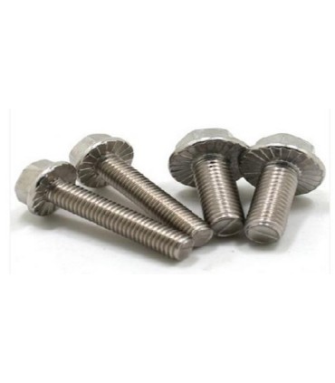 M6X16 TORNILLO DIN 6921 8.8 INOX A2  ARANDELA DENTADA