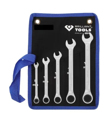 J. 5 LLAVE MIXTA CARRACA REVERSIBLE 8-19mm BT 13105