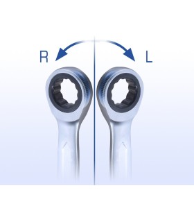 J. 5 LLAVE MIXTA CARRACA REVERSIBLE 8-19mm BT 13105