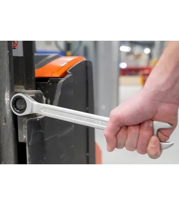 J. 5 LLAVE MIXTA CARRACA REVERSIBLE 8-19mm BT 13105