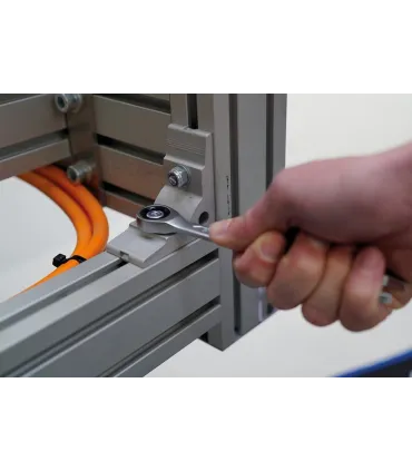 J. 5 LLAVE MIXTA CARRACA REVERSIBLE 8-19mm BT 13105