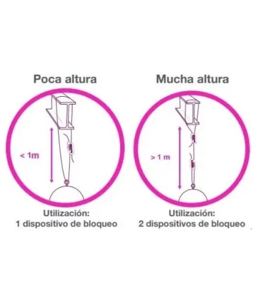 KIT SUSTENTACION 30 BLOQUEOS + 50m CABLE 1,5mm carga 35Kg