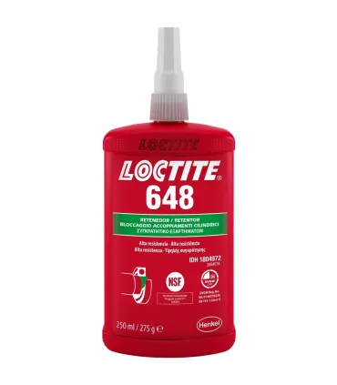 RETENEDOR LOCTITE 648 250 ml