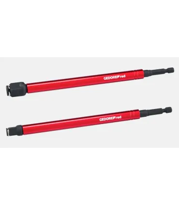 JUEGO ADAPTADORES LARGOS 200mm P/PUNTAS Y VASOS 1/4"