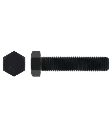 TORNILLO DIN 933 8.8 NEGRO