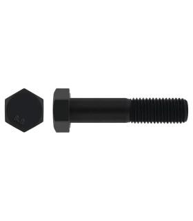 TORNILLO DIN 931 8.8 METRICA FINA NEGRO