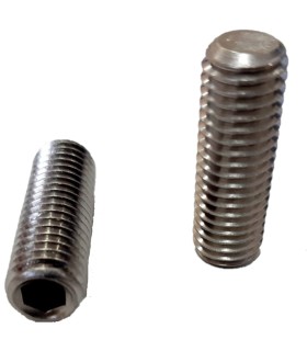 ESPÁRRAGO ALLEN PLANO DIN 913 INOX A4