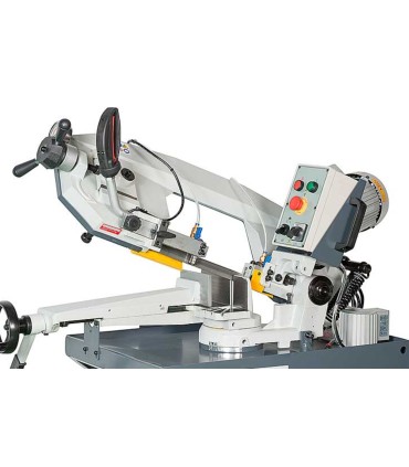 SIERRA CINTA MG Mod. CY-210-M TRIFASICA 380V Manual, Giro 45º, Capacidad Ø160mm
