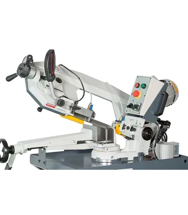 SIERRA CINTA MG Mod. CY-210-M TRIFASICA 380V Manual, Giro 45º, Capacidad Ø160mm