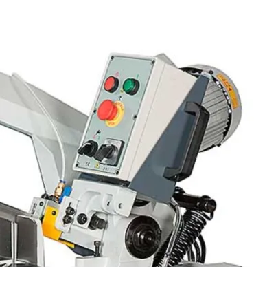 SIERRA CINTA MG Mod. CY-210-M TRIFASICA 380V Manual, Giro 45º, Capacidad Ø160mm