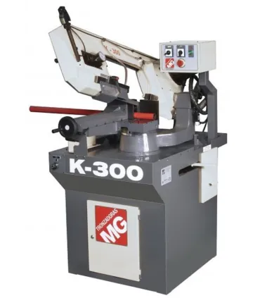 TRONZADORA SIERRA CINTA MG Mod. K300/2/M/60º, Manual, Capacidad 240 y 300x230. Giro 45/60.