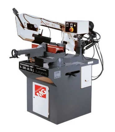TRONZADORA SIERRA CINTA MG Mod. K300/DI/M. Manual, Capacidad 240 y 300x230. Giro 45/60.