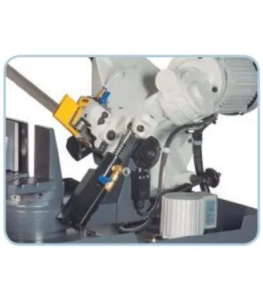 TRONZADORA SIERRA CINTA MG Mod. CY-270/N. Manual, Capacidad 225 y 245x150. Giro 45/60.