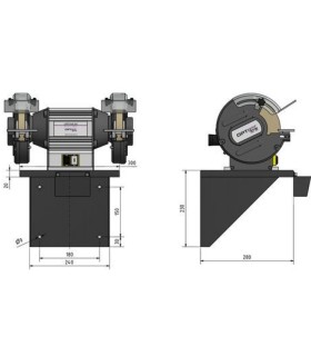 SOPORTE PARA ELECTROESMERILADORA DE PARED