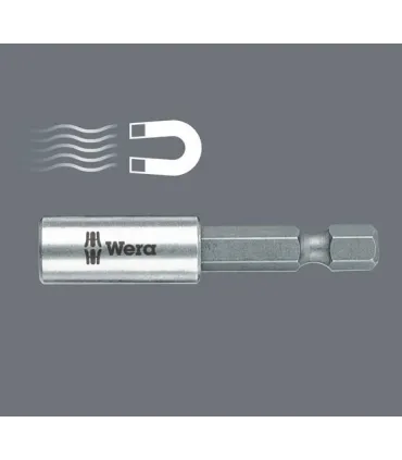 ADAPTADOR DESTORPUNTAS MAGNETICO WERA 1/4" 152 mm