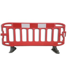 VALLA PLASTICO ROJA C/REFLECTANTE 2.000mm