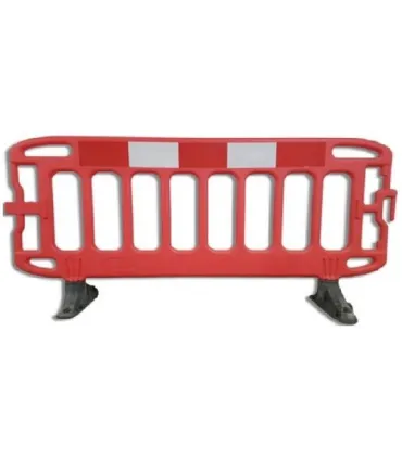 VALLA PLASTICO ROJA C/REFLECTANTE 2.000mm