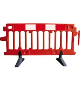 VALLA PLASTICO ROJA C/REFLECTANTE 2.000mm