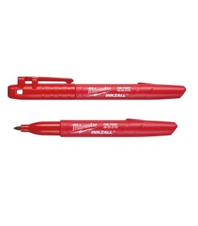 ROTULADOR FINO 1mm MILWAKEE COLOR ROJO