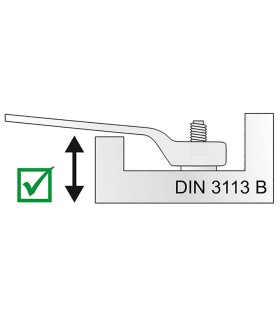 LLAVE COMBINADA DIN3113B CODO 65mm