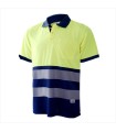 POLO ALTA VIS. EN471 M/CORTA  AMARILLO-AZUL 1201 TL