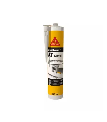 CARTUCHO SIKABOND AT- METAL GRIS 300