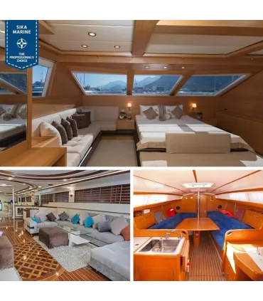 CARTUCHO 300ml SIKAFLEX 291 PU NEGRO MARINO