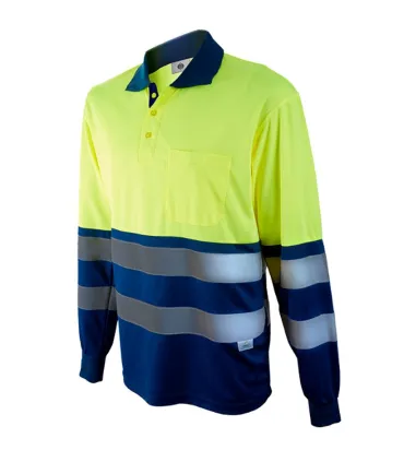POLO ALTA VISIBILIDAD  Transpirable y Reflectante