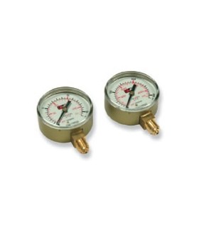 MANOMETRO 0-16 BAR 63mm R1/4 VERTICAL OXIGENO