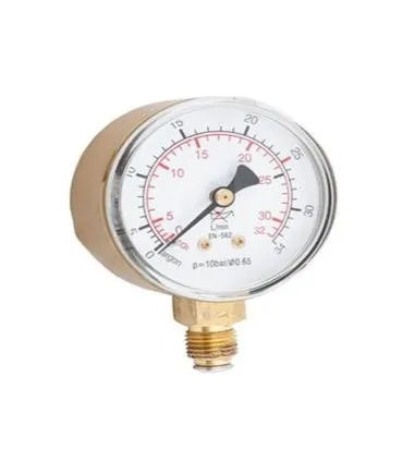 MANOMETRO 0-2'5 BAR  63mm R-1/4 VERTICAL ACETILENO