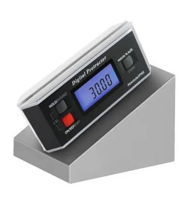 NIVEL INCLINOMETRO DIGITAL 150MM. MEDICION EN GRADOS Y %.