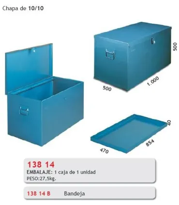 BANDEJA ARCON HECO 138-14B 854X470X40