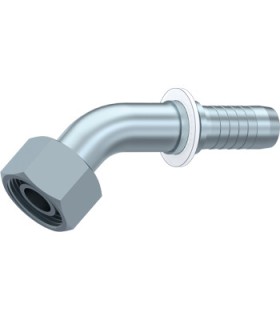 HEMBRA GIRATORIA 45° MÉTRICA CON JUNTA Ø 12 S 20X1,5 DN 3/8"