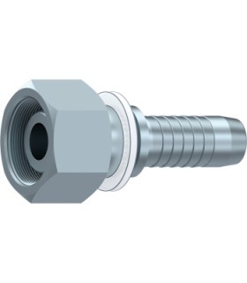 HEMBRA GIRATORIA MÉTRICA CONO 24º/60º  Ø 8L  M14X1.5 DN 1/4"