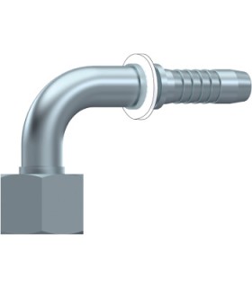 HEMBRA GIRATORIA MÉTRICA 90° SERIE FRANCESA Ø 16,7 M24X1,5 DN 1/2"