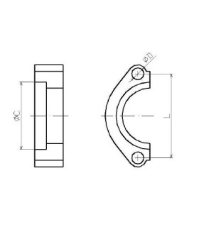 BRIDA SAE PARTIDA 3000 PSI 1/2"