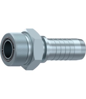 MACHO ORFS ASIENTO PLANO CON JUNTA 11/16" 16H UNF DN 3/8"