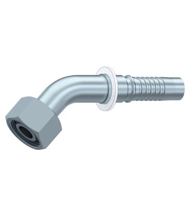 HEMBRA GIRATORIA MÉTRICA 45° CONO24° +JUNTA INTERLOCK M52X2 DN 1"1/4