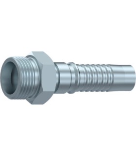 MACHO METRICO CONO 24° +JUNTA INTERLOCK M30X2 DN 3/4"