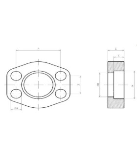 BRIDA ENTERA H 6000 PSI 1 (4 AG)