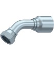 HEMBRA GIRATORIA  45° S.43 UNA SOLA PIEZA 3/8" BSP DN 3/8"