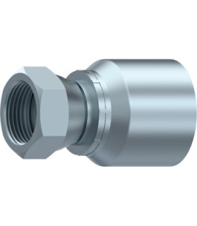 HEMBRA GIRATORIA RECTA UNA SOLA PIEZA BSP ASIEN,PLANO 1/2" BSP DN 1/2"