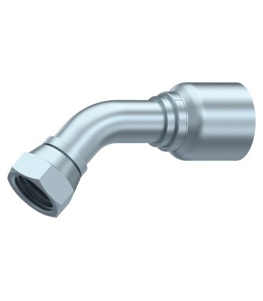 HEMBRA GIRATORIA 45°,UNA SOLA PIEZA BSP C,60°C/J,TOR 2" BSP DN 2"