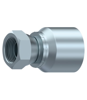 HEMBRA GIRATORIA RECTA S.43 UNA SOLA PIEZA 1/4" 18H NPSM DN 1/4"