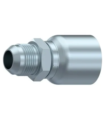 MACHO S.43 UNA SOLA PIEZA JIC37° 7/16" 20H UNF DN 1/4"