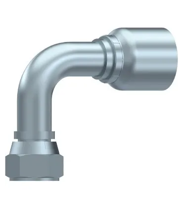 HEMBRA GIRATORIA  90° S.43 UNA SOLA PIEZA JIC37° 9/16" 18H UNF DN 3/8"